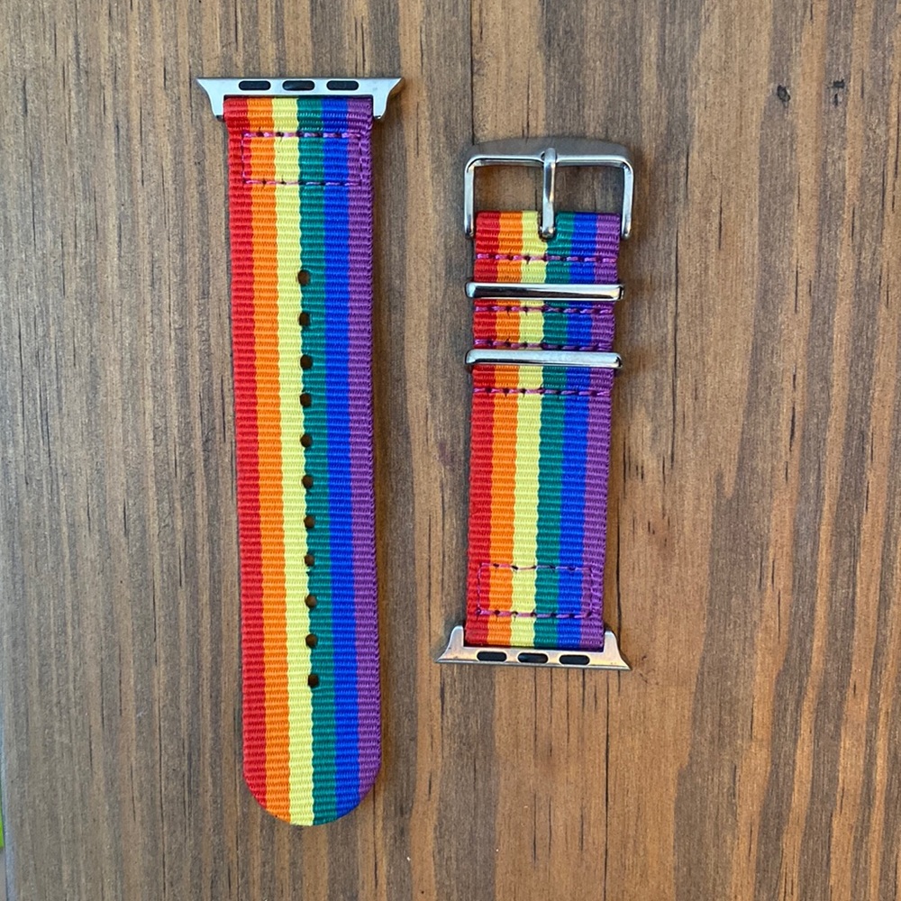 Rainbow Apple Watch band